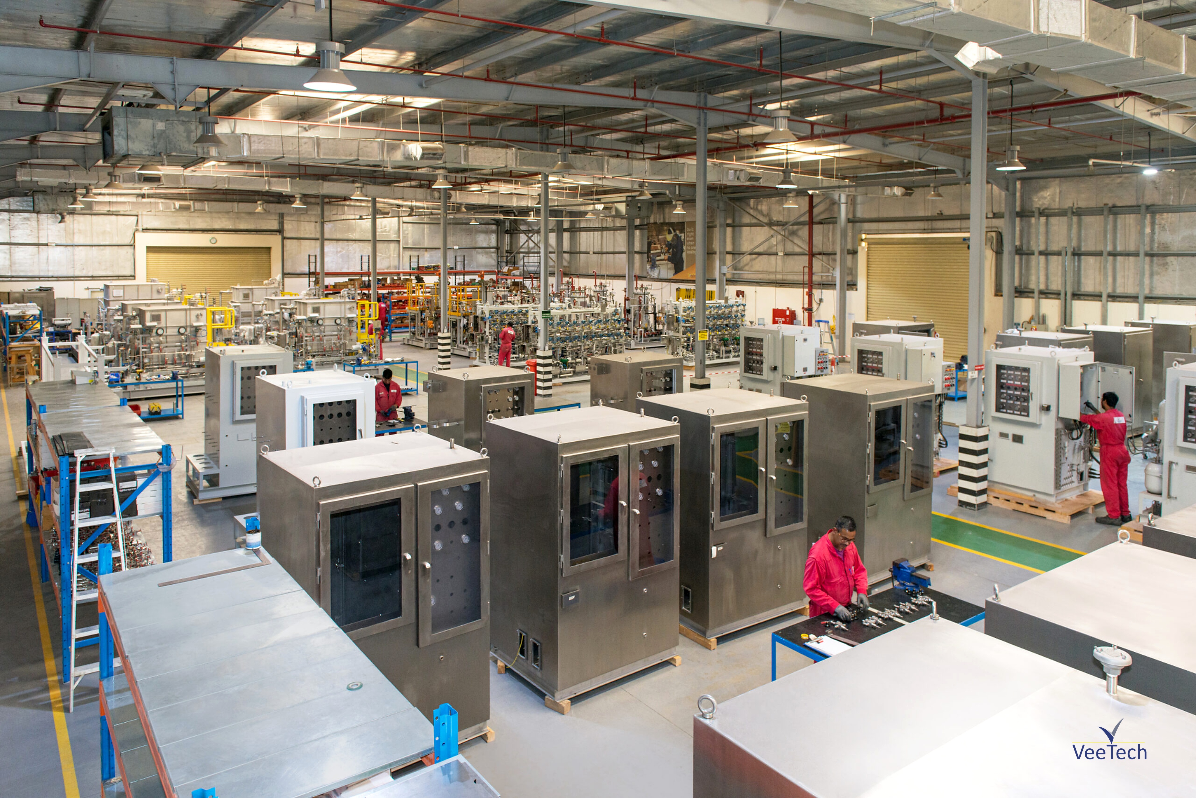Wide view of manufacturing facility