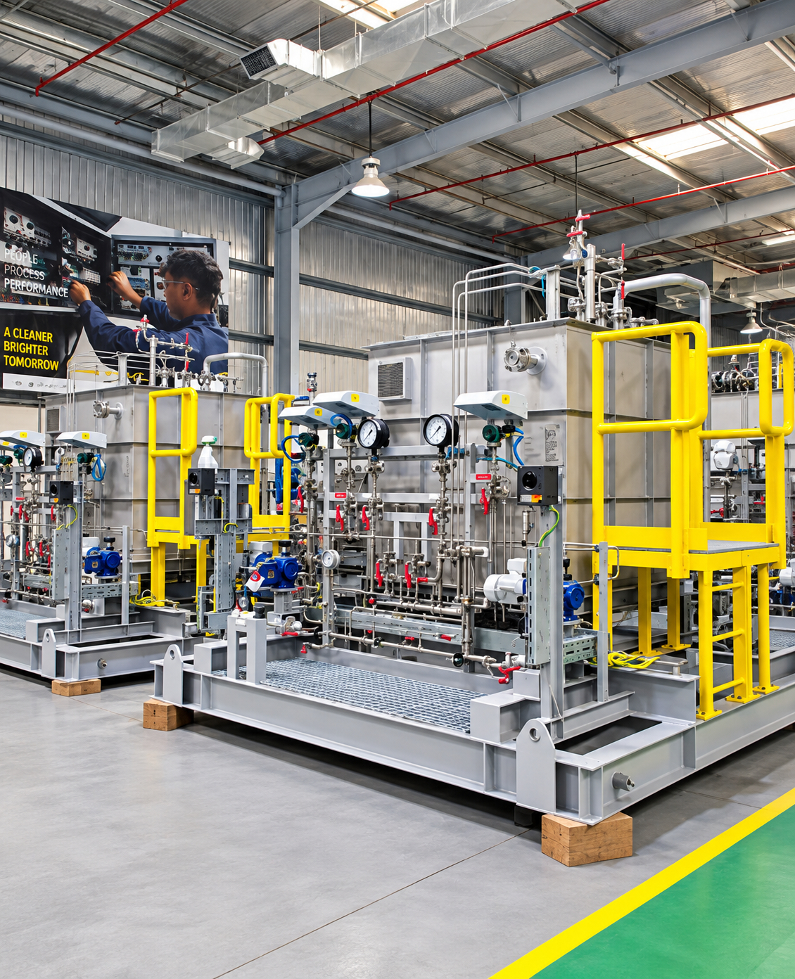 Maintenance equipment skid